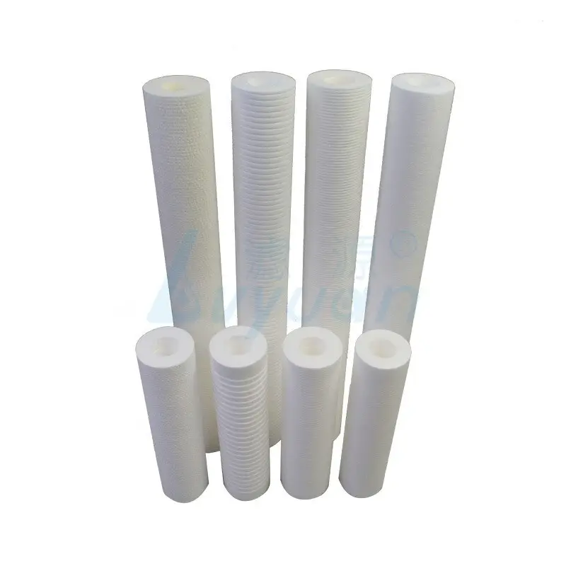 Lvyuan titanium stainless steel filter housing manufacturers with fin end cap for sea water desalination86 8