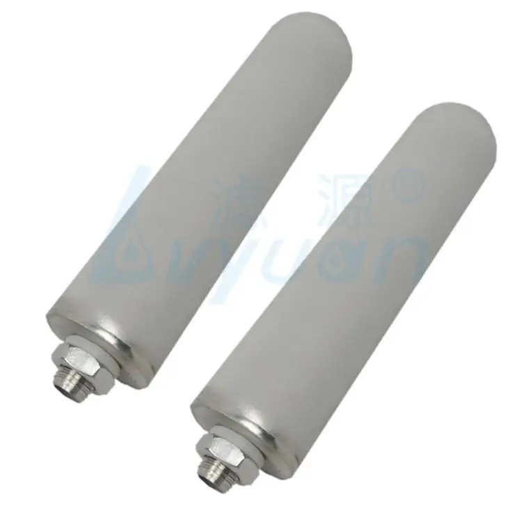 Lvyuan titanium stainless steel filter housing manufacturers with fin end cap for sea water desalination64 8