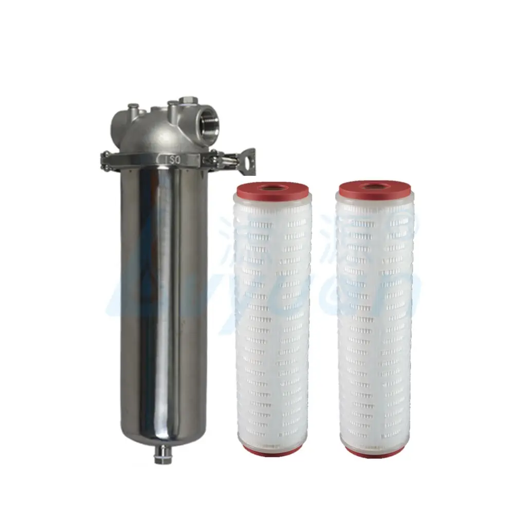 Lvyuan titanium stainless steel filter housing manufacturers with fin end cap for sea water desalination79 7