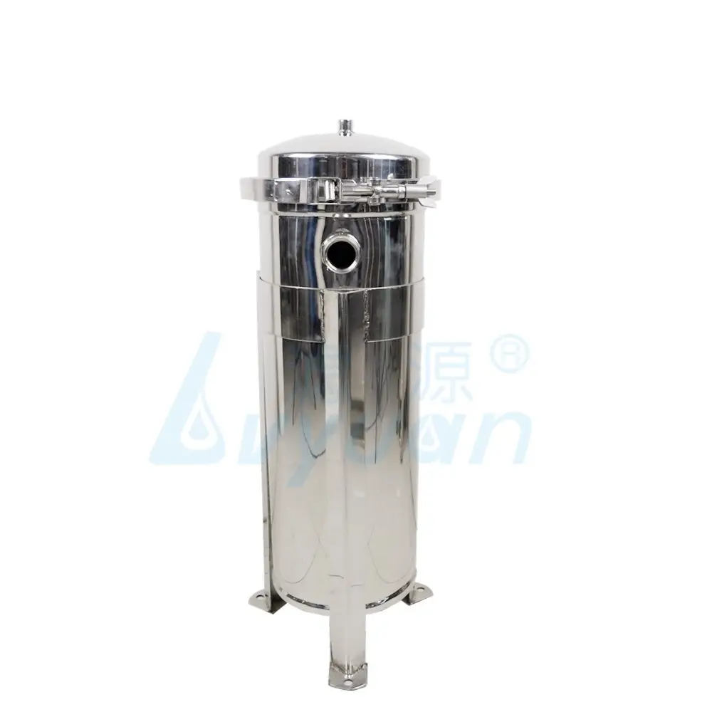 Lvyuan titanium stainless steel filter housing manufacturers with fin end cap for sea water desalination100 5