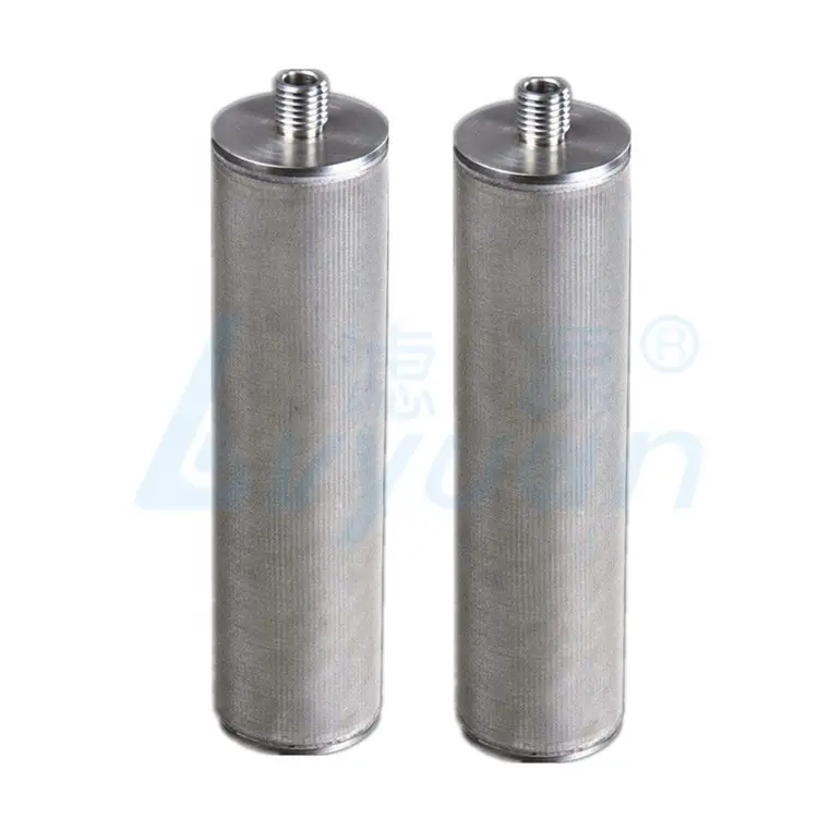 Filtro sinterizado de malla de acero inoxidable del tubo de filtro poroso del metal de sinterización de 1 micrón 1