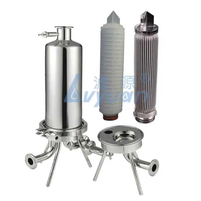 0.2 0.45 1 5 micron stainless steel beer filter cartridge element for beer filter machine 1