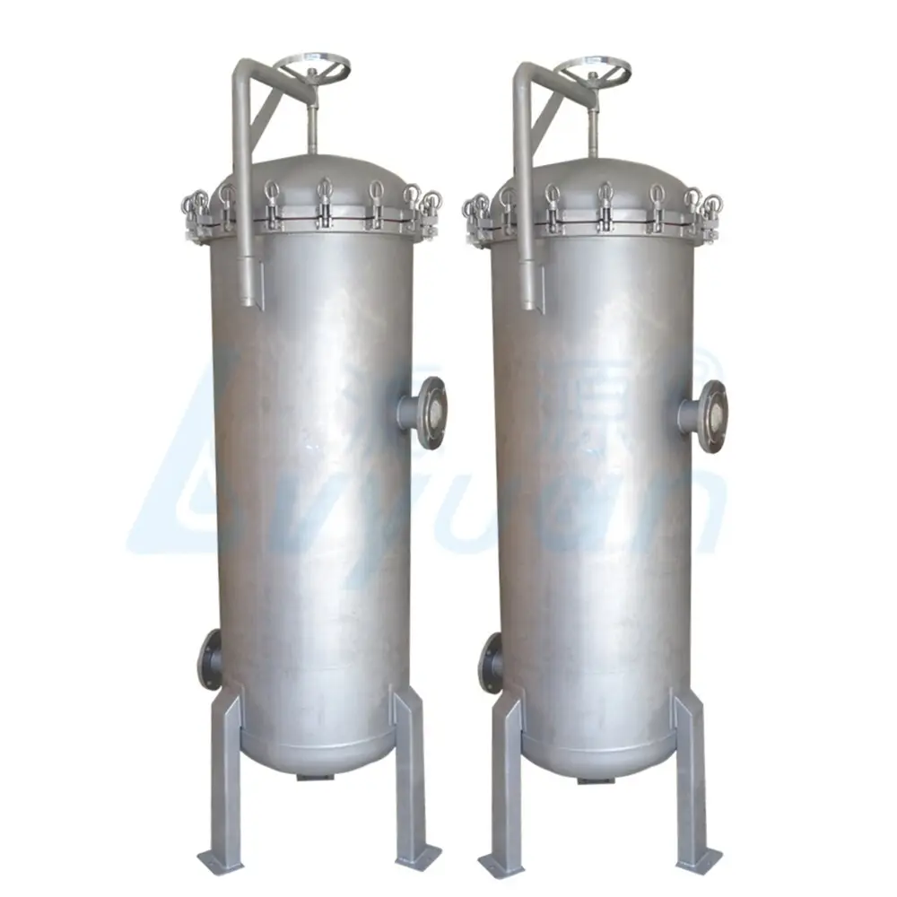 Lvyuan titanium stainless steel filter housing manufacturers with fin end cap for sea water desalination86 4