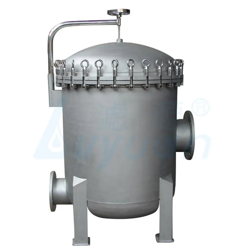 Lvyuan titanium stainless steel filter housing manufacturers with fin end cap for sea water desalination86 5