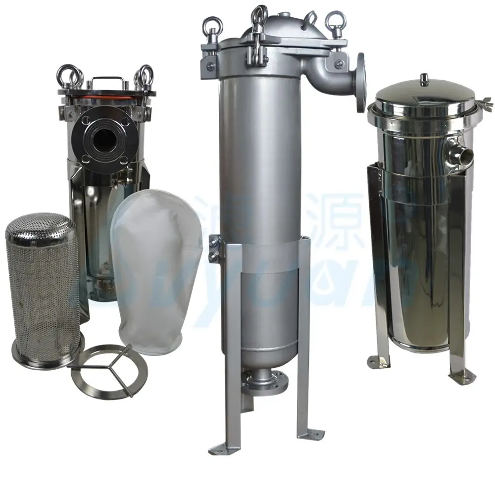 Lvyuan titanium stainless steel filter housing manufacturers with fin end cap for sea water desalination89 6