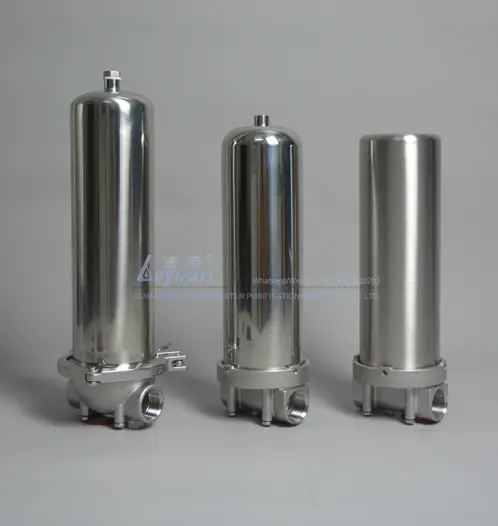 Lvyuan titanium stainless steel filter housing manufacturers with fin end cap for sea water desalination90 3