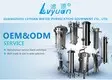 Lvyuan titanium stainless steel filter housing manufacturers with fin end cap for sea water desalination97 2