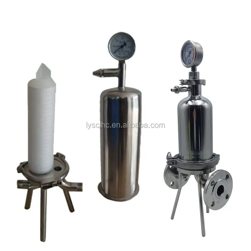 Lvyuan titanium stainless steel filter housing manufacturers with fin end cap for sea water desalination97 4