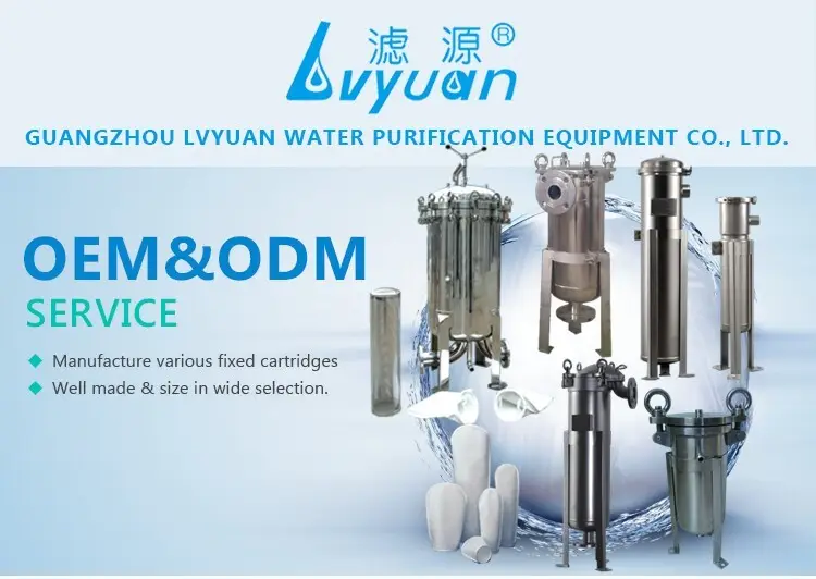 Lvyuan titanium stainless steel filter housing manufacturers with fin end cap for sea water desalination119 2