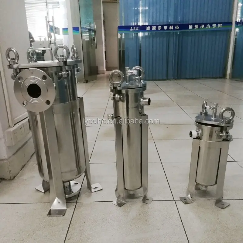 Lvyuan titanium stainless steel filter housing manufacturers with fin end cap for sea water desalination119 8
