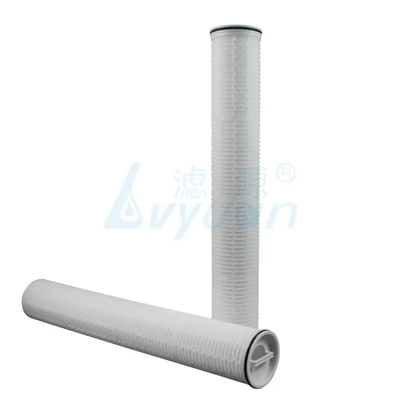 Lvyuan titanium stainless steel filter housing manufacturers with fin end cap for sea water desalination100 8
