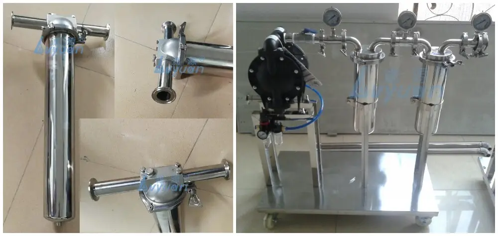 Lvyuan Professional ss cartridge filter housing factory for water 3