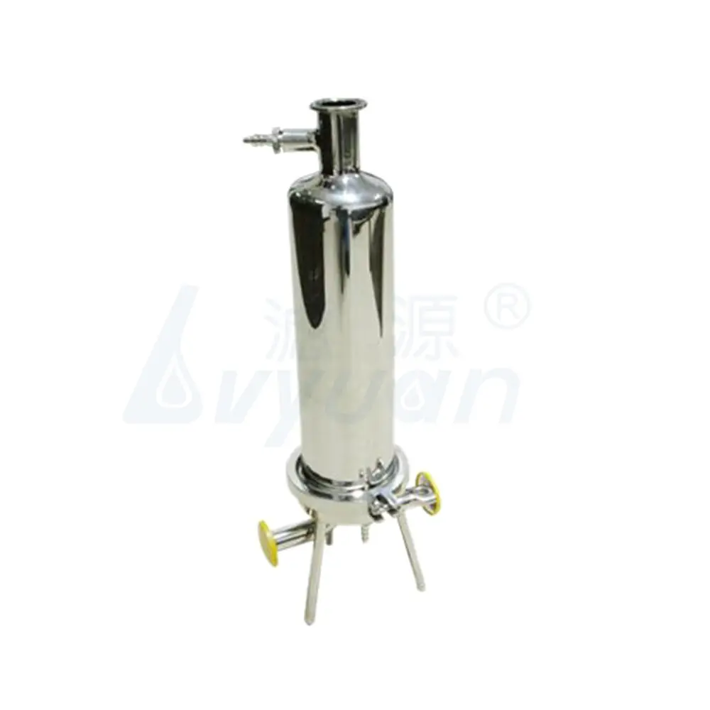 Lvyuan titanium stainless steel filter housing manufacturers with fin end cap for sea water desalination102 3