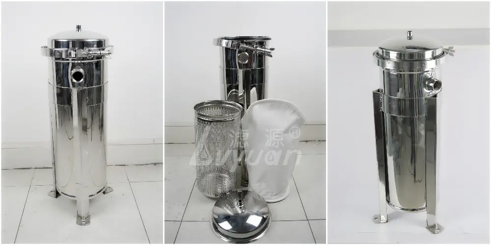 Lvyuan titanium stainless steel filter housing manufacturers with fin end cap for sea water desalination102 2