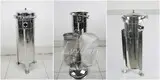 Lvyuan titanium stainless steel filter housing manufacturers with fin end cap for sea water desalination102 2