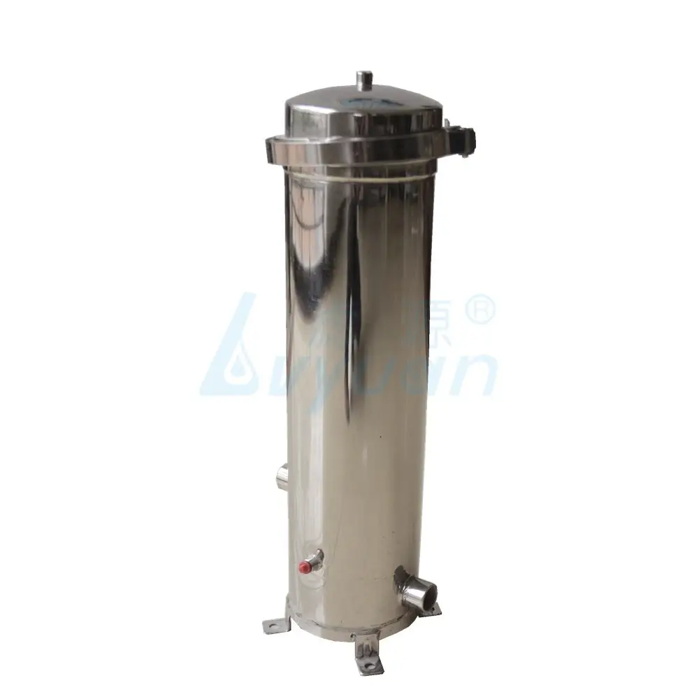 Lvyuan titanium stainless steel filter housing manufacturers with fin end cap for sea water desalination102 4