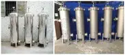 Lvyuan titanium stainless steel filter housing manufacturers with fin end cap for sea water desalination114 3