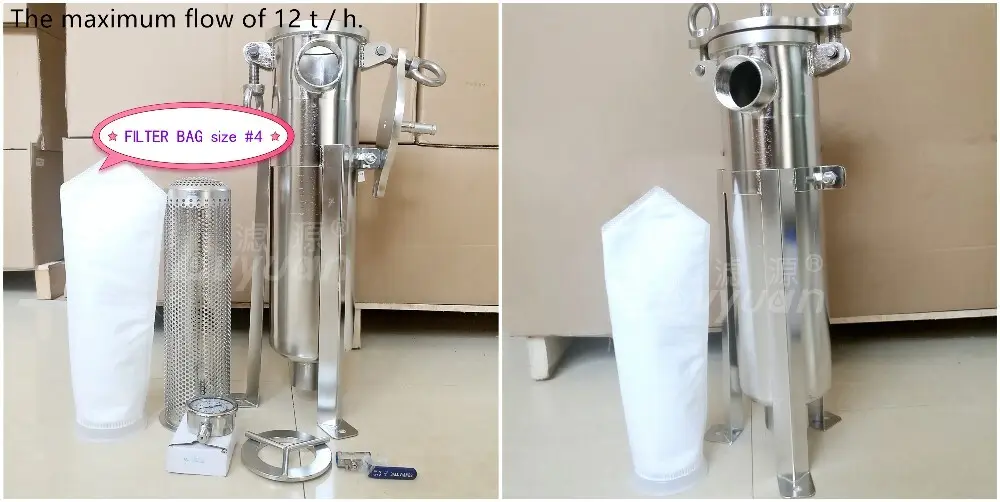 Lvyuan titanium stainless steel filter housing manufacturers with fin end cap for sea water desalination117 5