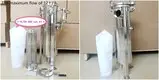 Lvyuan titanium stainless steel filter housing manufacturers with fin end cap for sea water desalination117 5