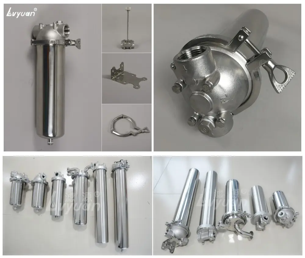 Lvyuan Professional ss cartridge filter housing factory for water 2