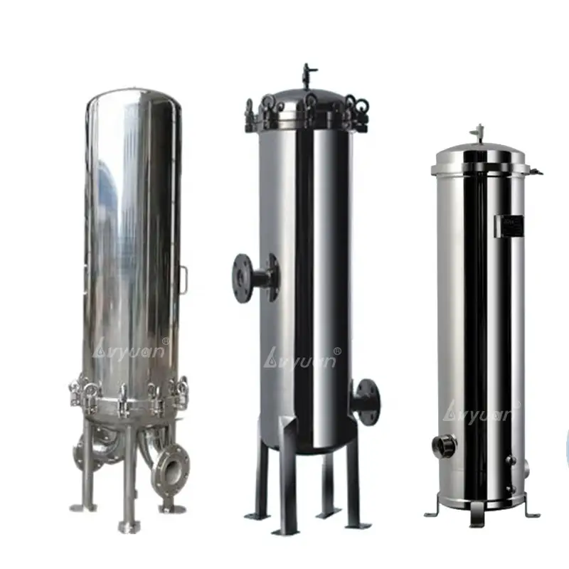 Factory SUS Food Grade Stainless Steel Multi Cartridge Filter Housing SS 316/304/316L for code 0 3 6 7 8 1