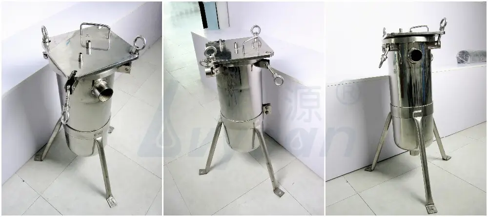 Lvyuan titanium stainless steel filter housing manufacturers with fin end cap for sea water desalination132 3