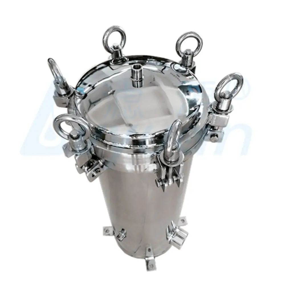 Lvyuan titanium stainless steel filter housing manufacturers with fin end cap for sea water desalination132 8