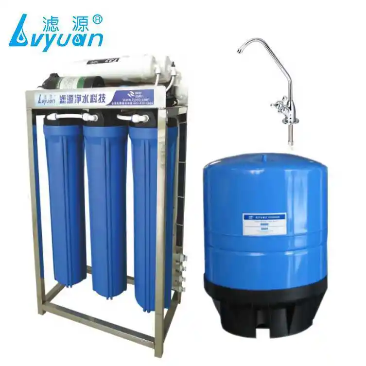 Sistemas de purificación de agua comerciales de 100 a 800 GPD por ósmosis inversa 1