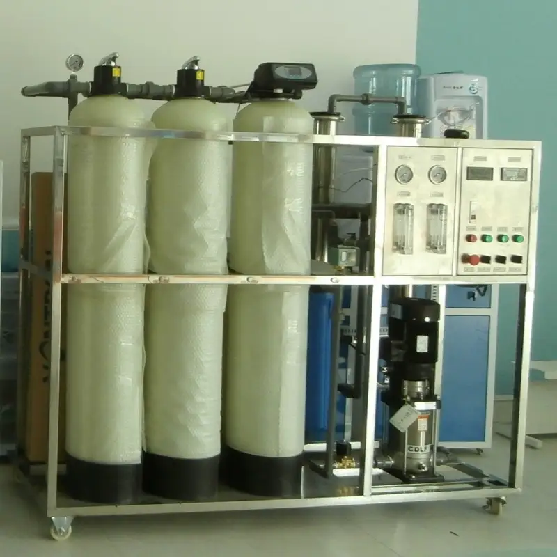 Sistema RO de ósmosis inversa 1500 3000 GPD para equipos de tratamiento de agua de 250LPH 500LPH 1