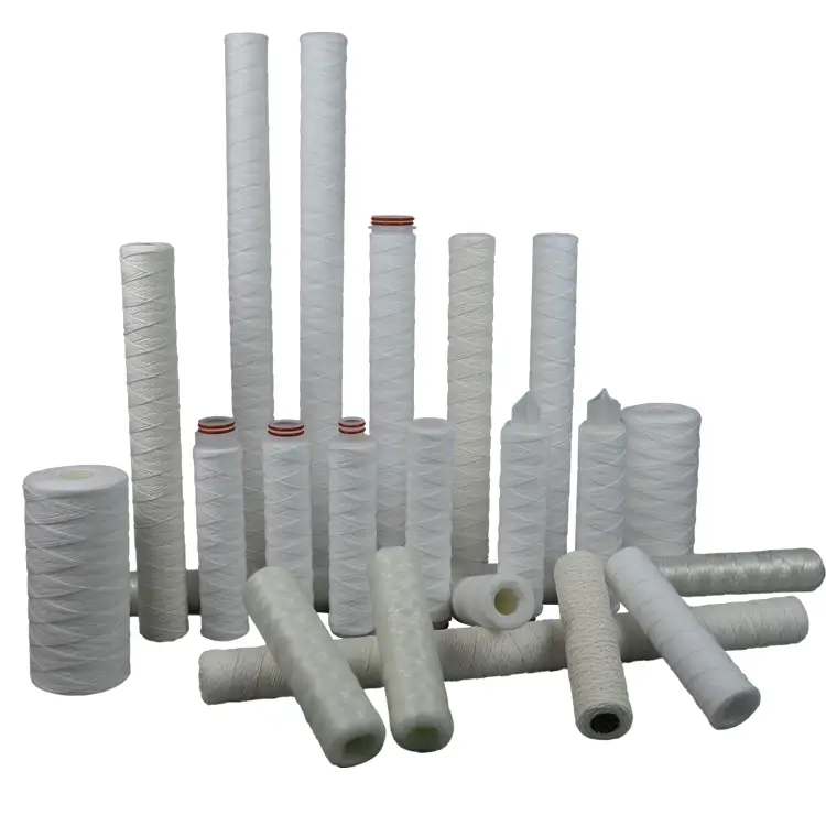 Guangzhou factory PP/SS core 10 microns cotton PP string yarn melt blown sediment water filter cartridge 1