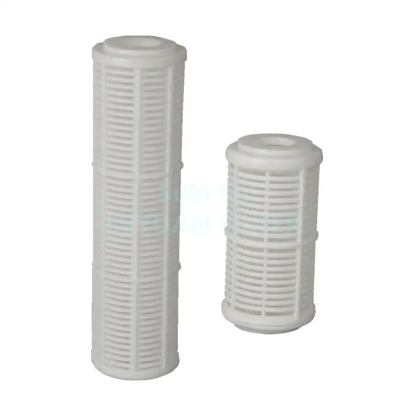 5 10 inch Plastic frame 80 100 200 micron Washable mesh net filter cartridge for pre water filter element filtration 1