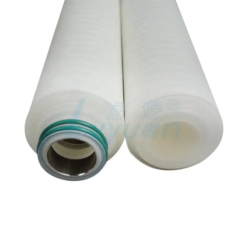 10 20 30 40 inch PVDF Membrane Pleated Filter Cartridge/Filter Element for Liquid Pre-Filtration 1