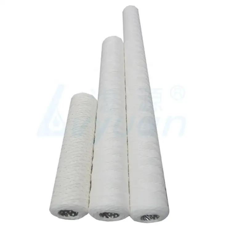 Filtro de cartucho enrollado con alambre/prefiltración de filtro de cartucho hilado para tratamiento de agua potable 1