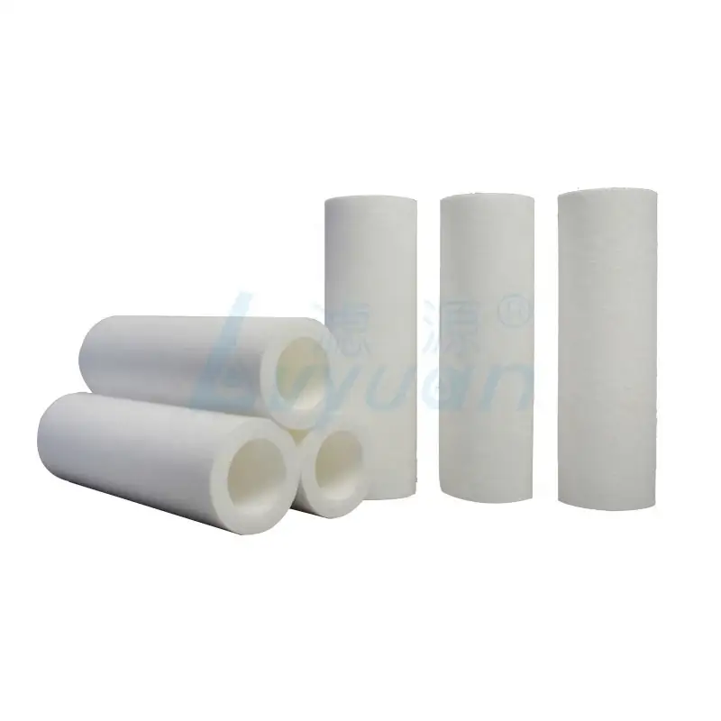 10 20 30 40 pulgadas pp filtro de cartucho de filtro soplado por fusión agua con 1 3 5 micrones 1