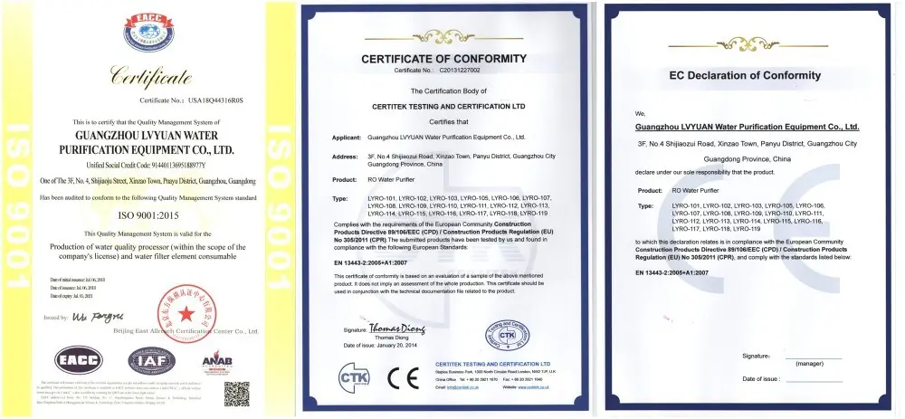 Lvyuan Customized Carbon filter manufacturers for water Purifier 6