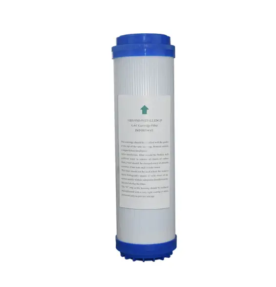 flat press 10 inch granular activated carbon filter cartridge for RO water filter 1