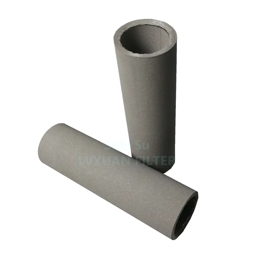 Porosity 0.5 1 5 10 25 50 75 100 um micron Sintered Porous Stainless Steel Filter tube from cartridge filters supplier China 1