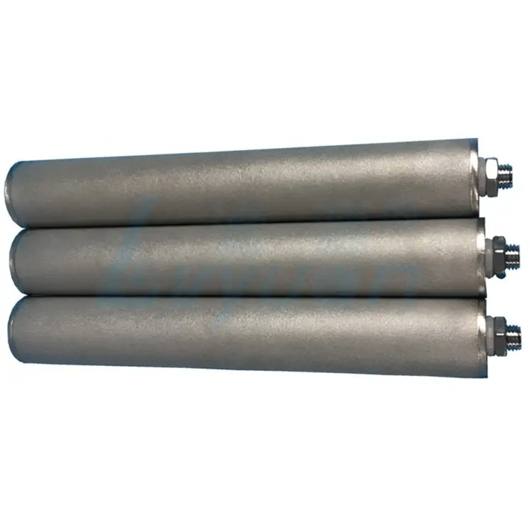 Cartucho de filtro de acero inoxidable de metal sinterizado de 10 20 30 40 pulgadas 1