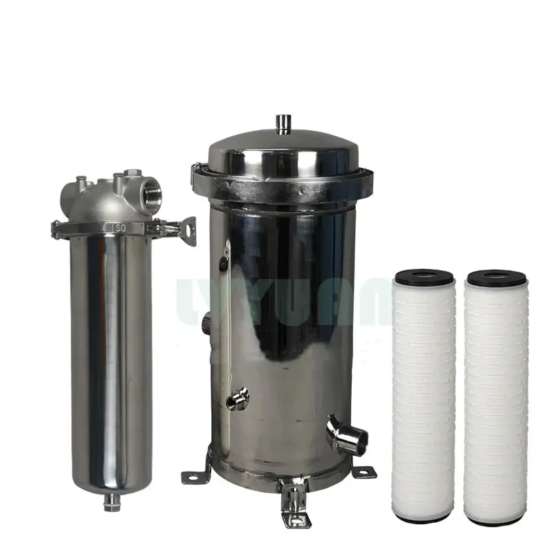 Cartridge filter housing series 316L stainless steel clamp filter housing 1