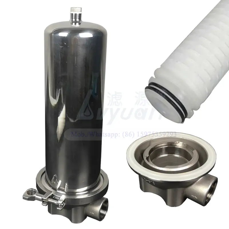 New type single 226 code 10 inch SS304 316L liquid cartridge water filter housing for home/commercial water filtration 1