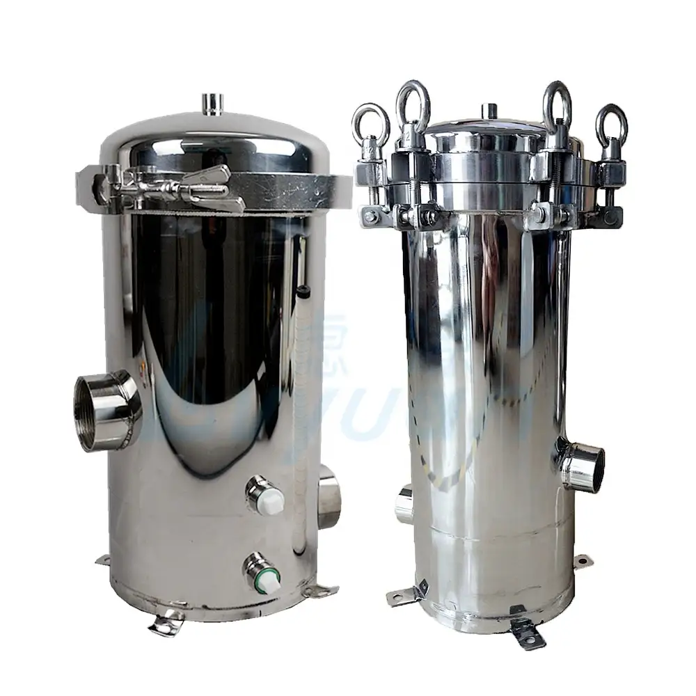 Industrial water filter system stainless steel housing cartridge filter for drinking water 1