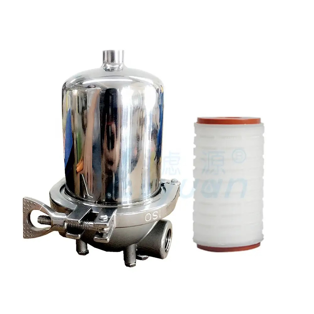 water treatment single cartridge stainless steel water filter housing for food and beverage filtration 1