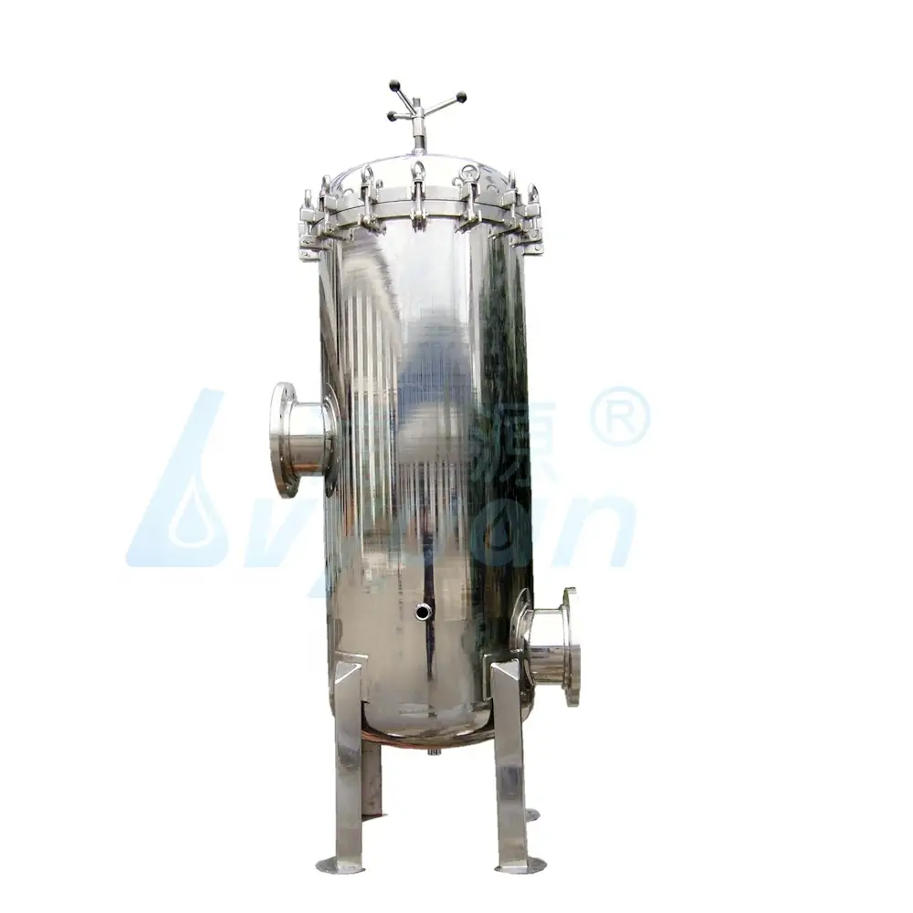 Carcasa de filtro de agua industrial de alto flujo de 30 y 40 pulgadas, carcasa de acero inoxidable para filtración de líquidos de tratamiento de agua 1