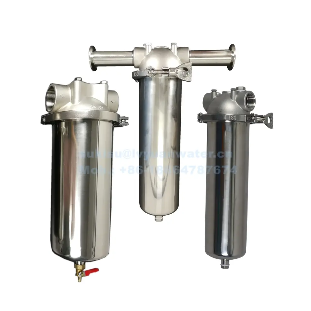 Stainless Steel High pressure 10 ss304 316 water filter housing 1