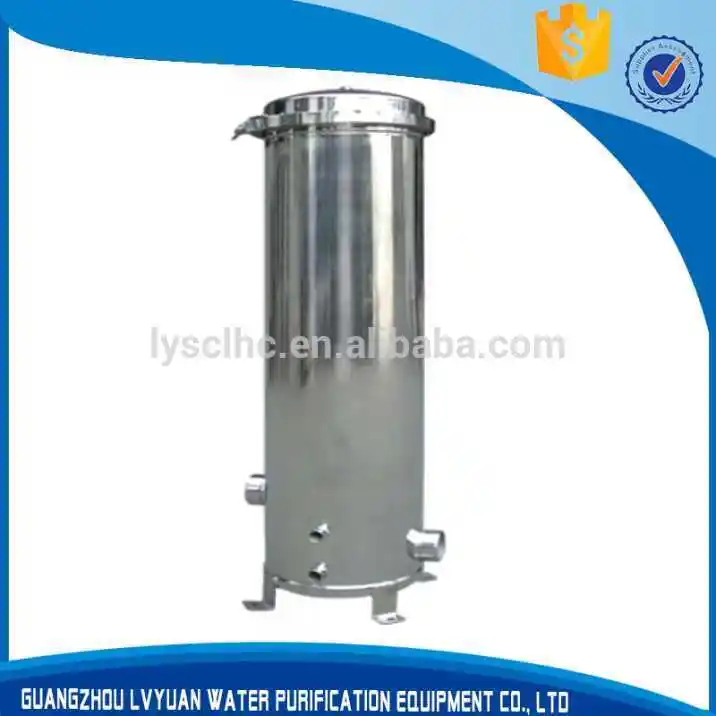 Cartuchos multielementos SS316L o SS304 Carcasa del filtro de acero inoxidable 20 30 40 pulgadas 1