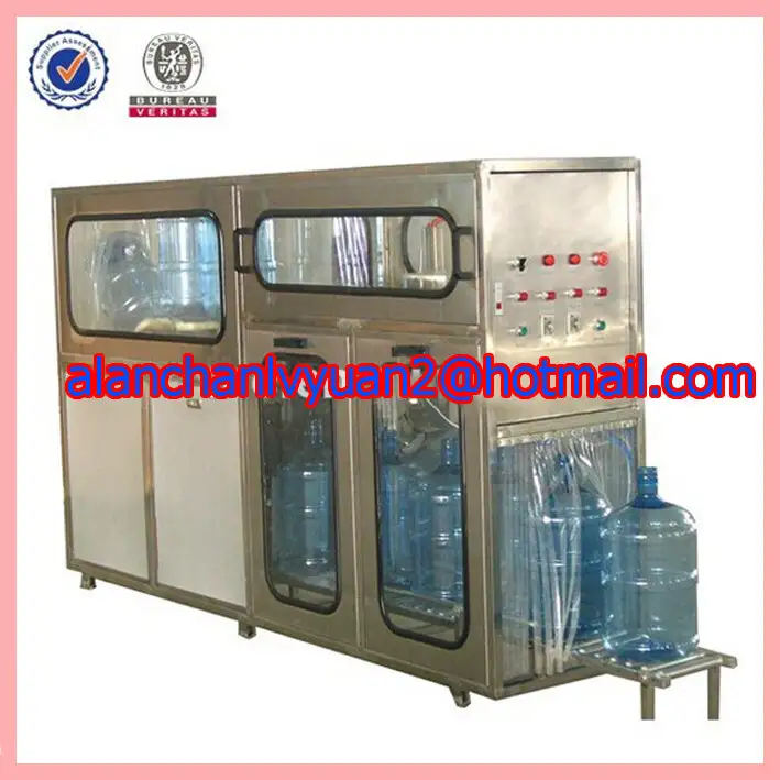 Lavadora automática de botellas de agua potable de 5 galones/equipo de fabricación de agua embotellada 1