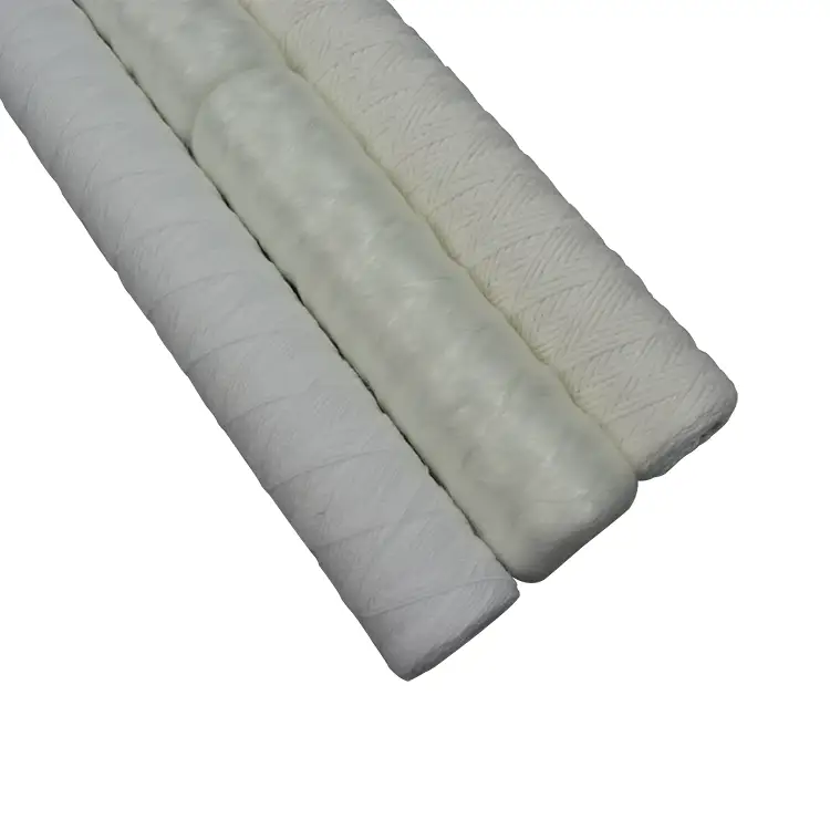 Stainless steel core 5 micron liquid filter 10 20 inch string wound water sediment filter cartridge for water filter housing 1