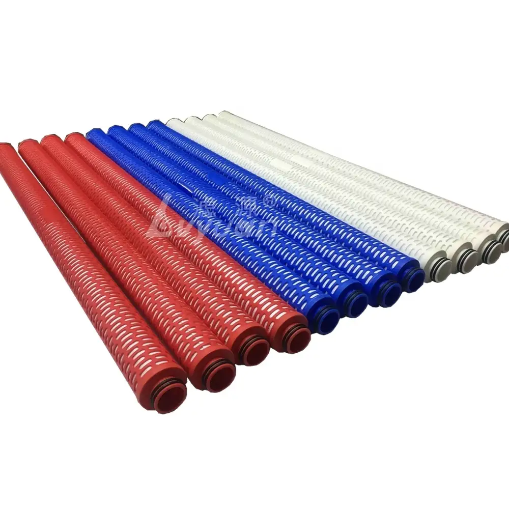 Integrated PP core 222 EPDM code pleated 20 inch fiber glass media filter for industrial oil/fuel/liquid separator pre filter 1