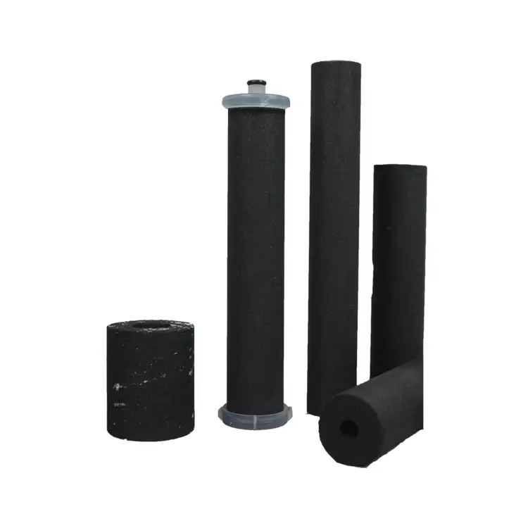 High adsorb capability pure coconut shell activated carbon 7 cto carbon block filter cartridge for liquid water filtration 1