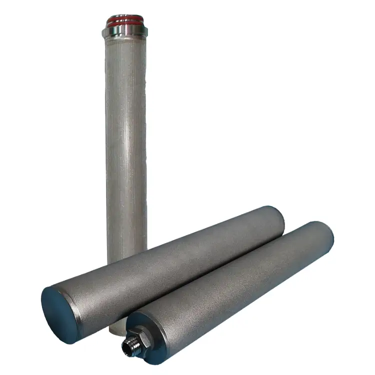 Precio de fábrica ss 304 316 cartucho de filtro sinterizado en polvo ss de 10 pulgadas 1